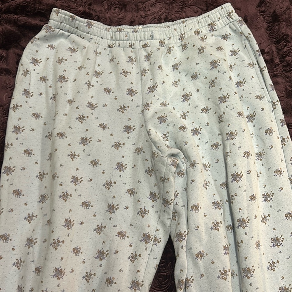 Urban Outfitters Floral Sweatpants Sized Large